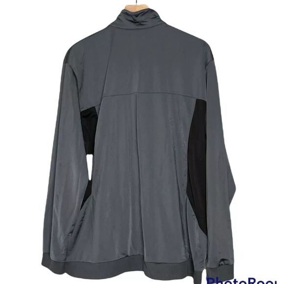 MEN'S REEBOK BLUE & WHITE WINDBREAKER JACKET COAT 2XL XXL - Picture 2 of 6